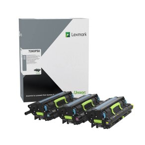 Lexmark bębny CMY + wywoływacz CMY 72K0F50